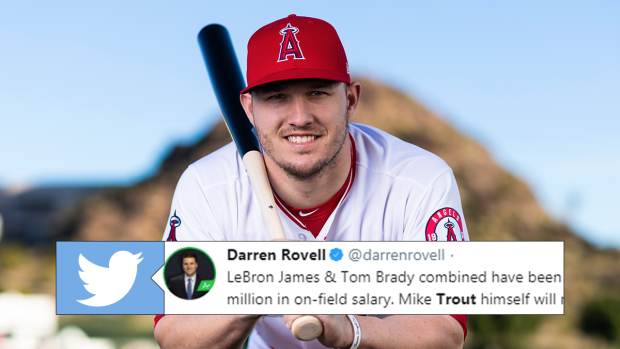 The sports world was blown away by Mike Trout's record-setting