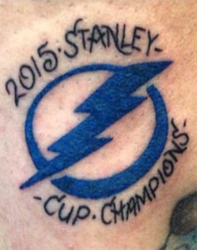 NHL  This Tampa Bay Lightning boat parade tattoo is UNREAL    IGjamesdupperirt dyronhickey  Facebook
