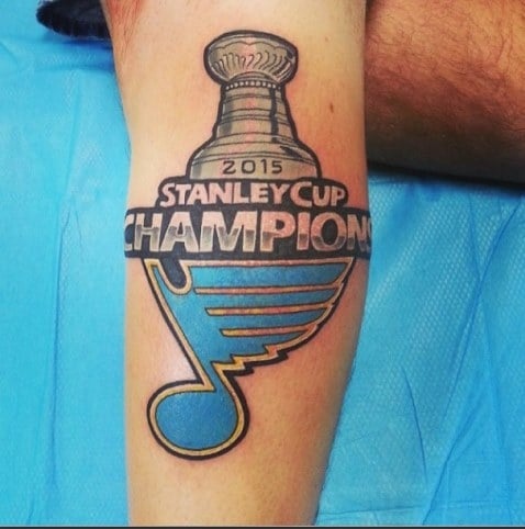 Epic Stanley Cup tattoo is real. And it's spectacular - The Hockey News