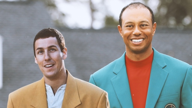 Tiger Woods and Happy Gilmore