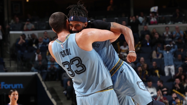 Marc Gasol and Mike Conley