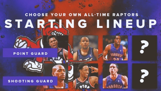Choose your own all-time Raptors starting lineup