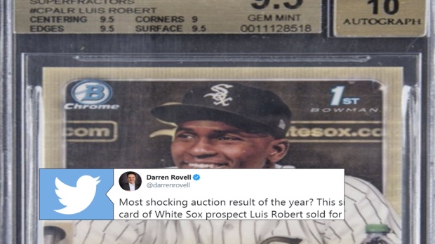 Signed card of White Sox prospect sells for an absurd amount of money in an auction - Article ...