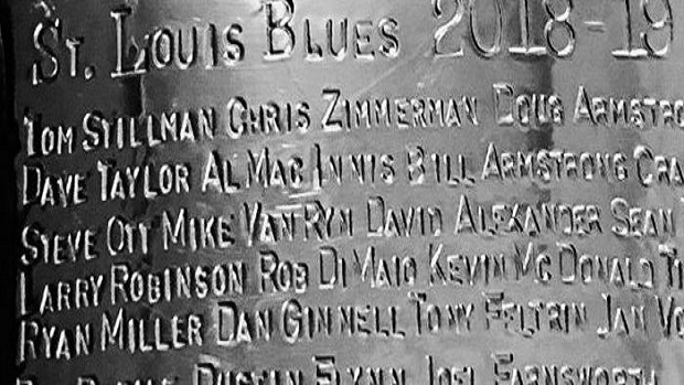 The Blues&#39; names were engraved on the Stanley Cup and there were some great first reactions ...