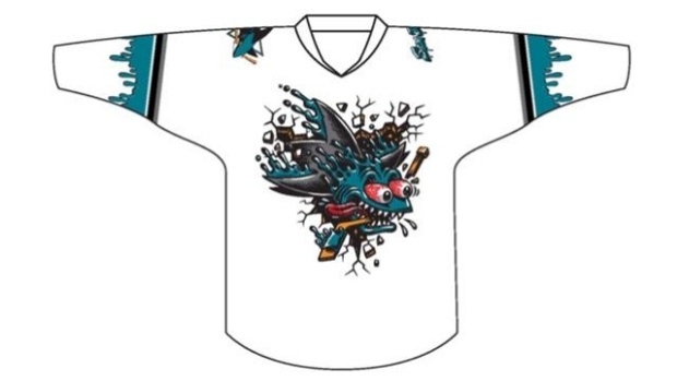 San Jose Sharks - This year's Los Tiburones jersey