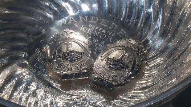 St. Louis Police Department Stanley Cup badges