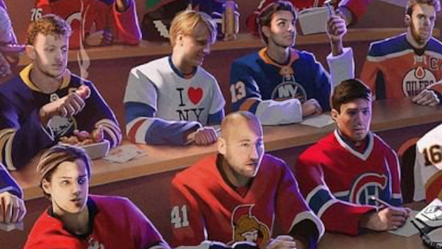 Cartoon NHL Teams with Epic Bardown Reverse View