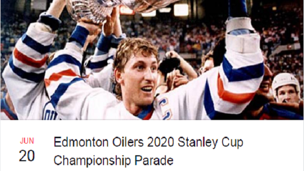 Photo via Facebook/Edmonton Oilers 2020 Stanley Cup Championship Parade