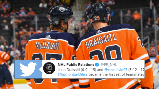 Connor McDavid & Leon Draisaitl likeness sticker - NHL