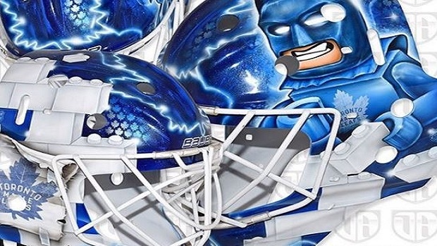 Andersen's new mask a tribute to Johnny Bower - -