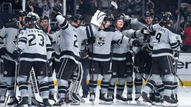 The LA Kings did one of the most unorthodox and chaotic drills at