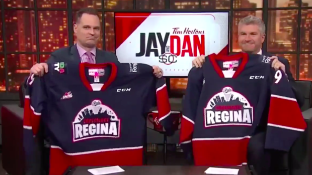 The WHL's Regina Pats are going to wear Jay and Dan-inspired