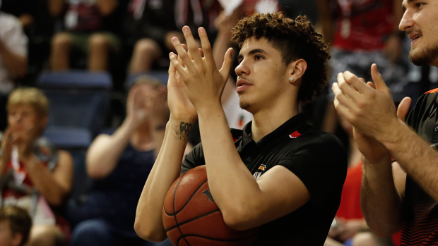 LaMelo Ball , (Photo by Brent Lewin/Getty Images)