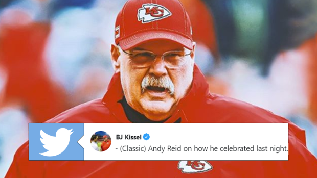 Andy Reid S Post Win Celebration Is Even Better Than ron Rodgers From The Divisional Round Article Bardown