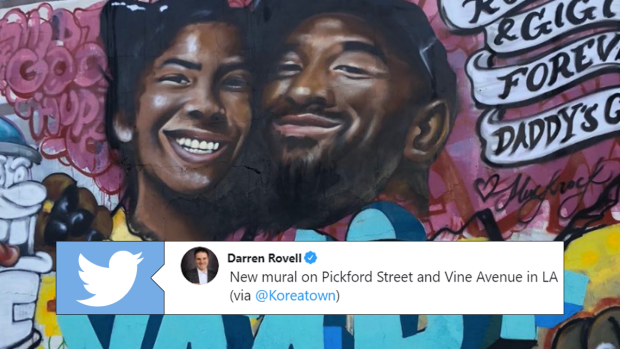 A Mural Featuring Kobe And Daughter Gigi Has Emerged In L A Article Bardown