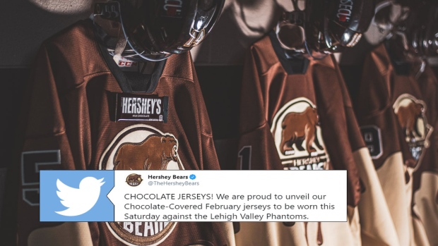 Hershey Bears will wear these jerseys on Groundhog Day - Sports Illustrated