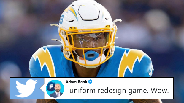 chargers new uniforms