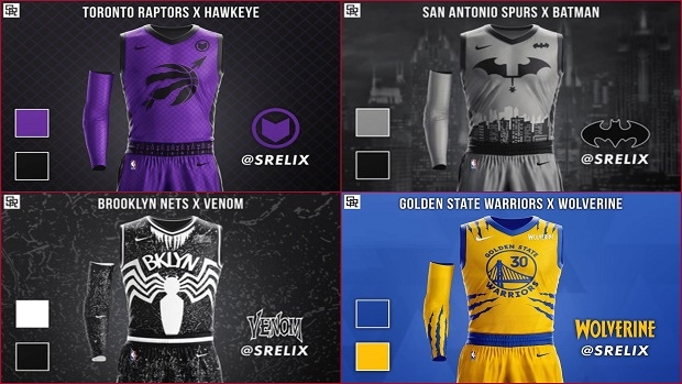 Playlist NBA X Superhero Jerseys created by @sports_0fficial