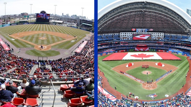 The Rogers Centre And Sahlen Field Are Surprisingly Similar In Field Size Article Bardown