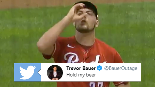 Trevor Bauer breaks Reds franchise record, cracks open imaginary beer