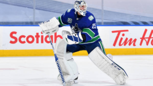 Canucks' goalie situation is pretty thin at the moment, which means Jacob  Markstrom will be very busy - The Athletic