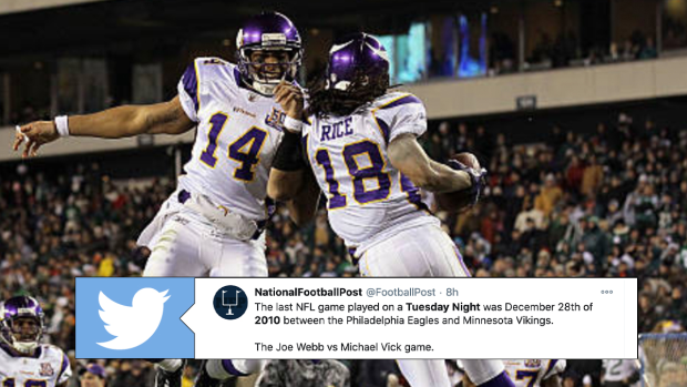 This is not the first time the NFL has had Tuesday Night Football - Article  - Bardown