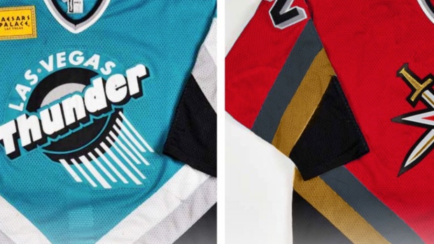 Vegas reveals a new “glow in the dark” retro jersey to be worn