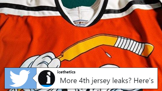 Golden Knights, Ducks retro jerseys leaked?