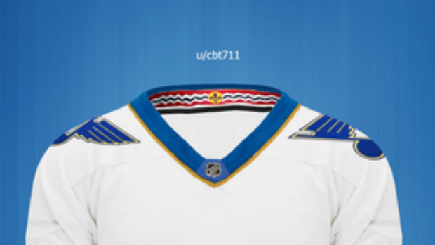 St. Louis Blues concept jersey, NO