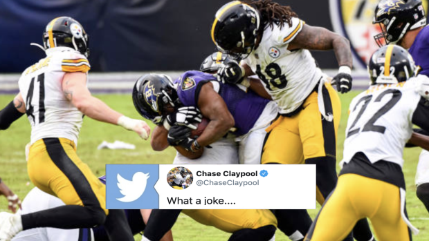 Steelers/Ravens Tweet