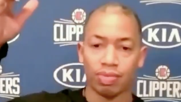 Clippers coach Tyronn Lue plays it cool and blames Zoom in press conference