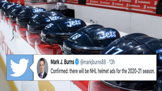 Report: NHL teams could raise $15M through helmet ads