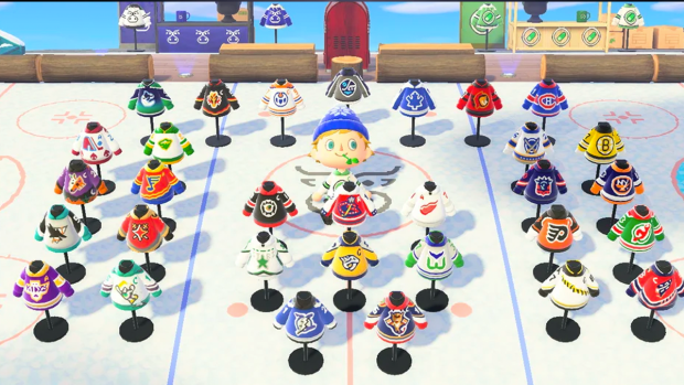 NHL Hockey Mascots Animal Crossing Crossover Fanzine 