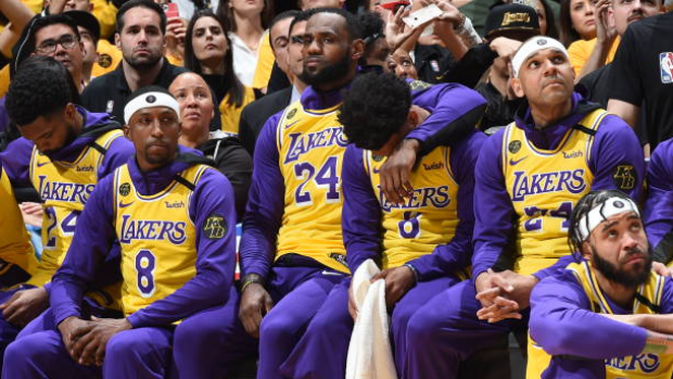 Los Angeles Lakers' first game after Kobe Bryant's death