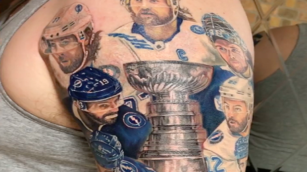Lightning fan spent 104 hours in a tattoo chair for a sleeve dedicated to the team - Article - Bardown