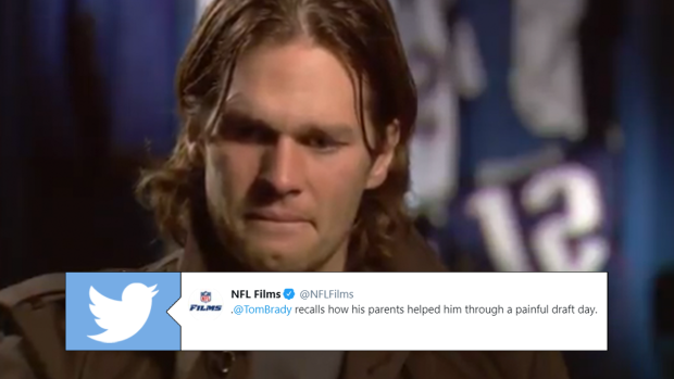 This throwback clip of Tom Brady breaking down discussing Draft Day hits  different - Article - Bardown