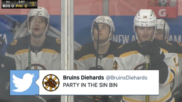 The Bruins Packed Penalty Box Was A Meme Waiting To Be Made Article