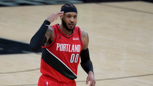 Carmelo Anthony 'up in the air' about joining Trail Blazers for NBA restart