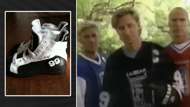 These iconic Wayne Gretzky street hockey shoes are an absolute staple of the 90's 