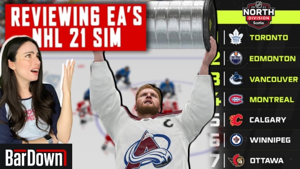 Checking EA's NHL 21 simulator