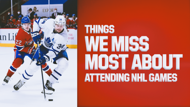 Things we miss the most about attending NHL games