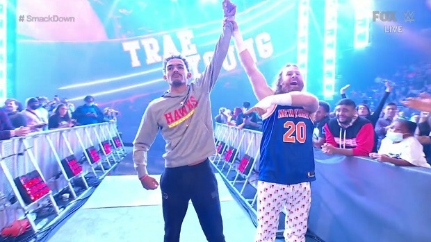 Trae Young's WWE debut