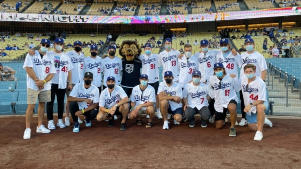 dodgers la kings night