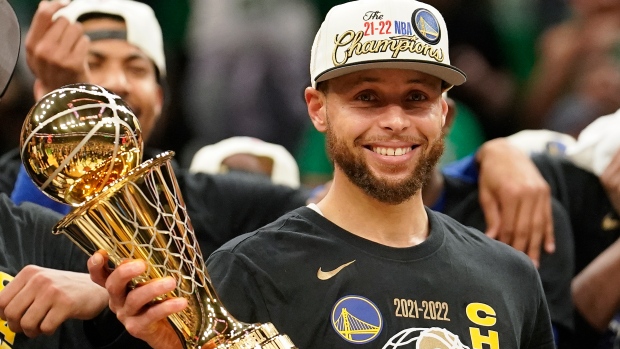 Golden State Warriors' Stephen Curry wins inaugural Magic Johnson