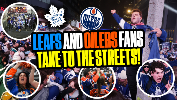 Leafs and Oilers fans