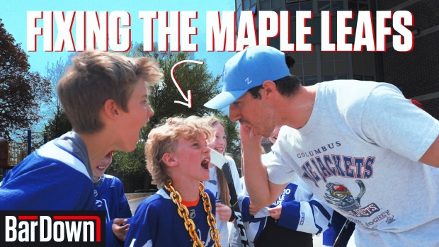 Young Leafs fans 