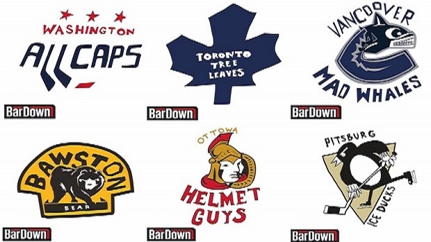 Alternative NHL logos