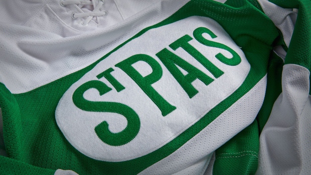 Maple Leafs to wear St. Pats throwbacks for one night —