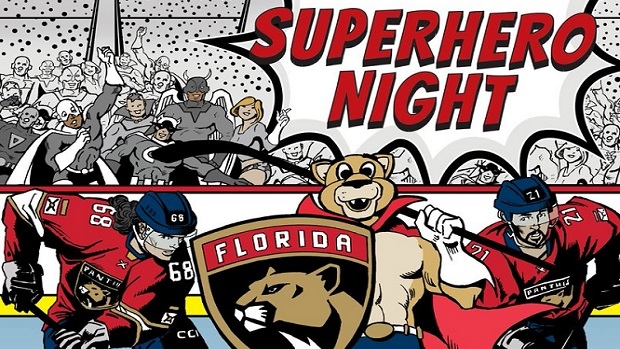 Florida Panthers Superhero Night