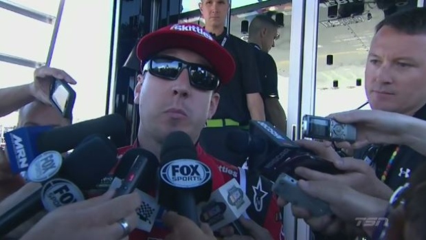 Kyle Busch used notes from a couple of NFL legends in a recent encounter with the media.
